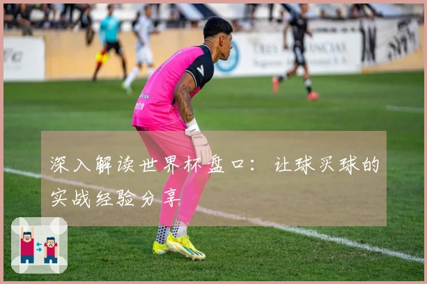 深入解读世界杯盘口：让球买球的实战经验分享